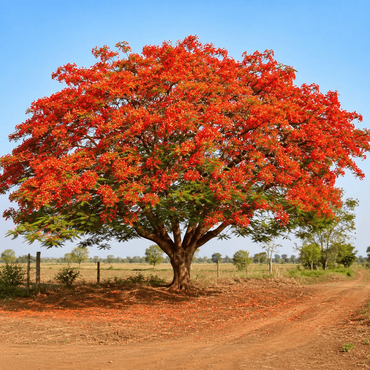 Gulmohar tree
